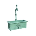 thumbnail image 2 of JZCHUNTOY 1 Pce Pot de Fleurs Carré en Fer Forgé pour Robinet, Jardinière Robuste Résistante à la Rouille, Contenant Décoratif de Jardin, pour Patio, Balcon, Appui de Fenêtre et Usage Intérieur Extérieur, 2 of 6