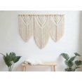 thumbnail image 4 of Colgante de Pared de Macramé, Tapiz de Macramé para Colgar en La Pared, Tapiz de Hojas Tejidas A Mano Bohemio, Decoración Tejida Bohemia para Apartamento, Galería, Sala de Estar, 4 of 9