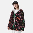 thumbnail image 3 of Balery Disco Mirror Ball Sudadera ligera de manga larga con capucha y protección solar UPF 50+ para hombre y mujer, ideal para pesca y running-XX-Large, 3 of 7