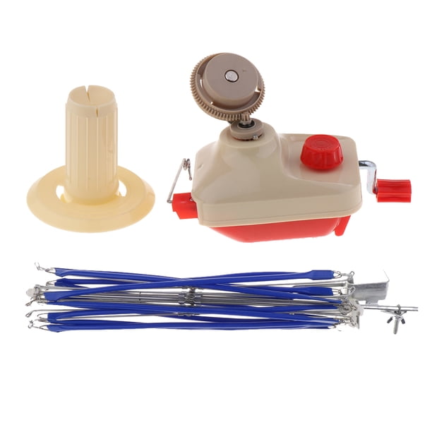 2 Unids/set (púrpura) Y Pequeño Devanador de de Lana para Herramienta de Tejer Portabobinas perfecl Renador de Hilo Swift Umbrella