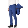 thumbnail image 4 of Adam Baker by West End Men's 910951 2-Piece Slim Fit End On End Suit - Blue - 46S, 4 of 5