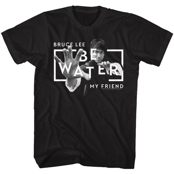 Bruce Lee Be Water Black T-Shirt