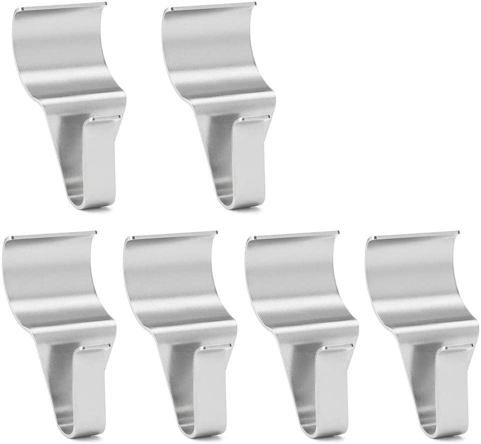 Vinyl Siding Hooks (6Pack), Heavy Duty Stainless Steel Low Profile No