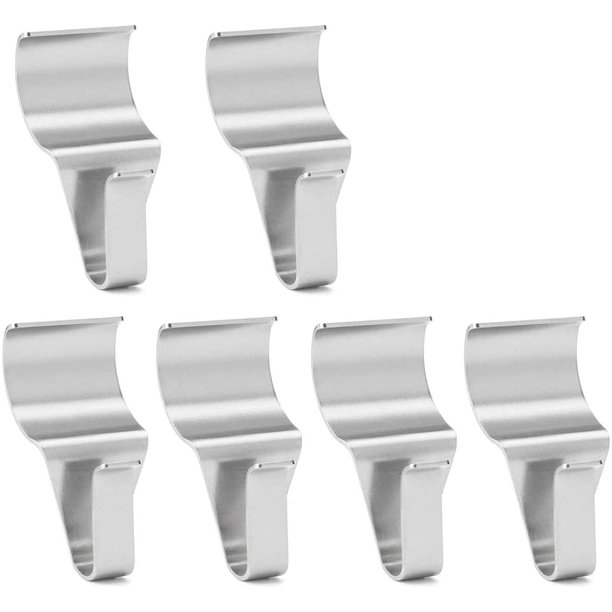 Vinyl Siding Hooks (6Pack), Heavy Duty Stainless Steel Low Profile No