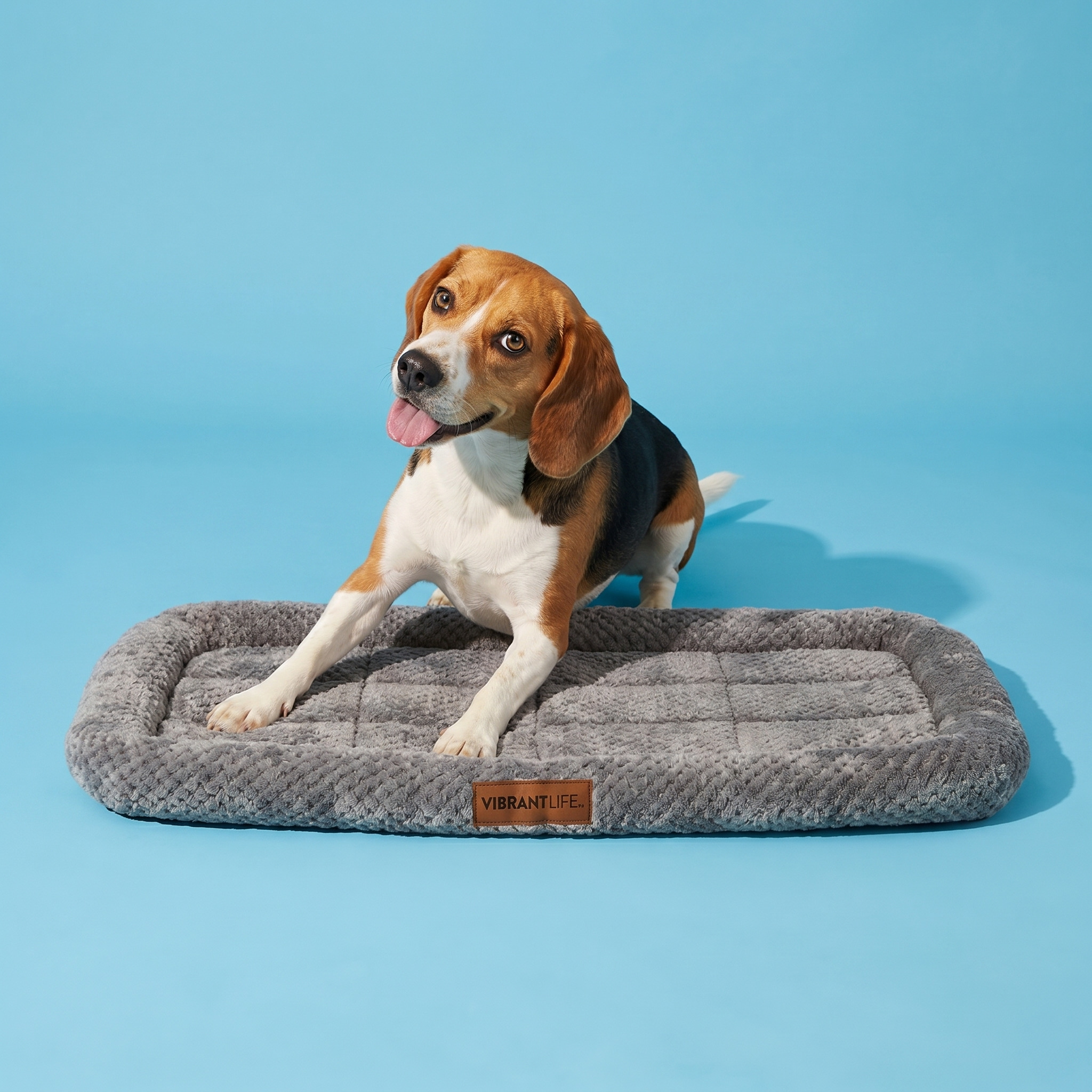 Vibrant Life Soft Cozy Crate Mat, 24"x18", Gray photo 2