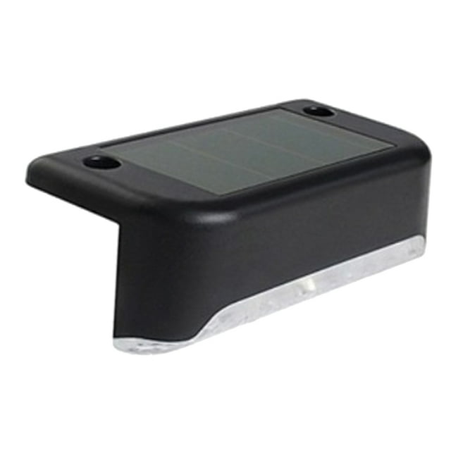 Lámpara de luz de energía solar LED al aire libre Lámpara de cubierta de jardín Decoración de patio trasero Blanco Luz Negro Sharpla luz de cubierta al aire libre