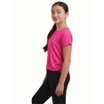 thumbnail image 7 of RBX Girls Pants Set - 2 Piece Active Ribbed Girls T-Shirt and Woven Tech Cargo Pants (7-12), 7 of 7