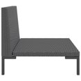 thumbnail image 2 of vidaXL Canapé de Jardin avec Coussins Demi-Rond en Poly Rotin, 2 of 3