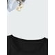 thumbnail image 4 of Women's 100% Cotton Floral Print T-Shirt - Black Casual Short Sleeve Round Neck Top with Vibrant Poppy & Foliage Design, Machine Washable Spring/Summer Casual Attire, Ladies T Shirts, Summer Fash, 4 of 7