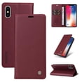 thumbnail image 4 of Funda para iPhone X/XS Estuche de Cuero PU Tipo Cartera con Ranuras para Tarjetas y Cierre Magnético, 4 of 5