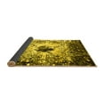thumbnail image 2 of Ahgly Company Indoor Square Persian Yellow Bohemian Area Rugs, 6' Square, 2 of 4