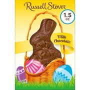 RUSSELL STOVER Easter Solid Milk Chocolate Easter Bunny, 1.5 oz. (1 Piece)