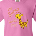 thumbnail image 4 of Inktastic My Safta Loves me- cute giraffe Youth T-Shirt, 4 of 5