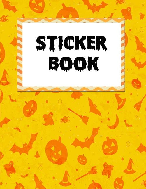 Sticker Book Blank Sticker Book, 8.5 x 11, 78 Pages