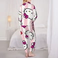 thumbnail image 5 of Lsque Sanrio Pattern Long Sleeve Pajama Set for Women - Soft 2-Piece Sleepwear and Loungewear Set with Pockets, Comfy Nightwear, 5 of 8