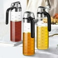 thumbnail image 5 of Taotanxi High Borosilicate Glass Oil Dispenser Bottle With Automatic Cap,18 Oz/550 Ml Kitchen Oil And Vinegar Cruet for Cooking,No Drip Pouring Spout Liquid Container for Olive Oil,Soy Sauce, 5 of 6