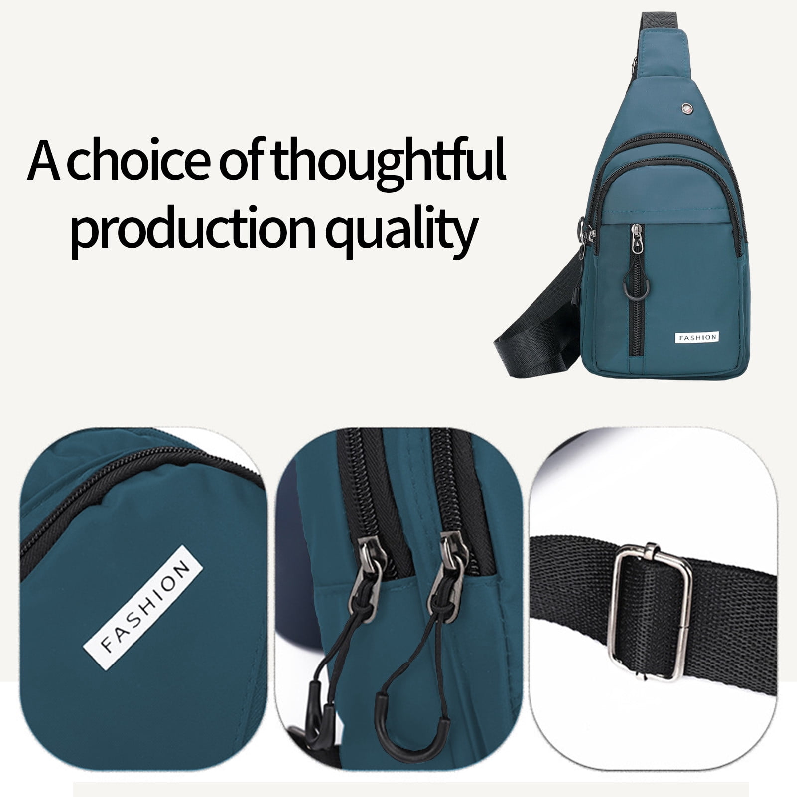 ChroX Waterproof Crossbody Sling Bag - 4L Chest Bag For Men & Women, Travel & Daily Use