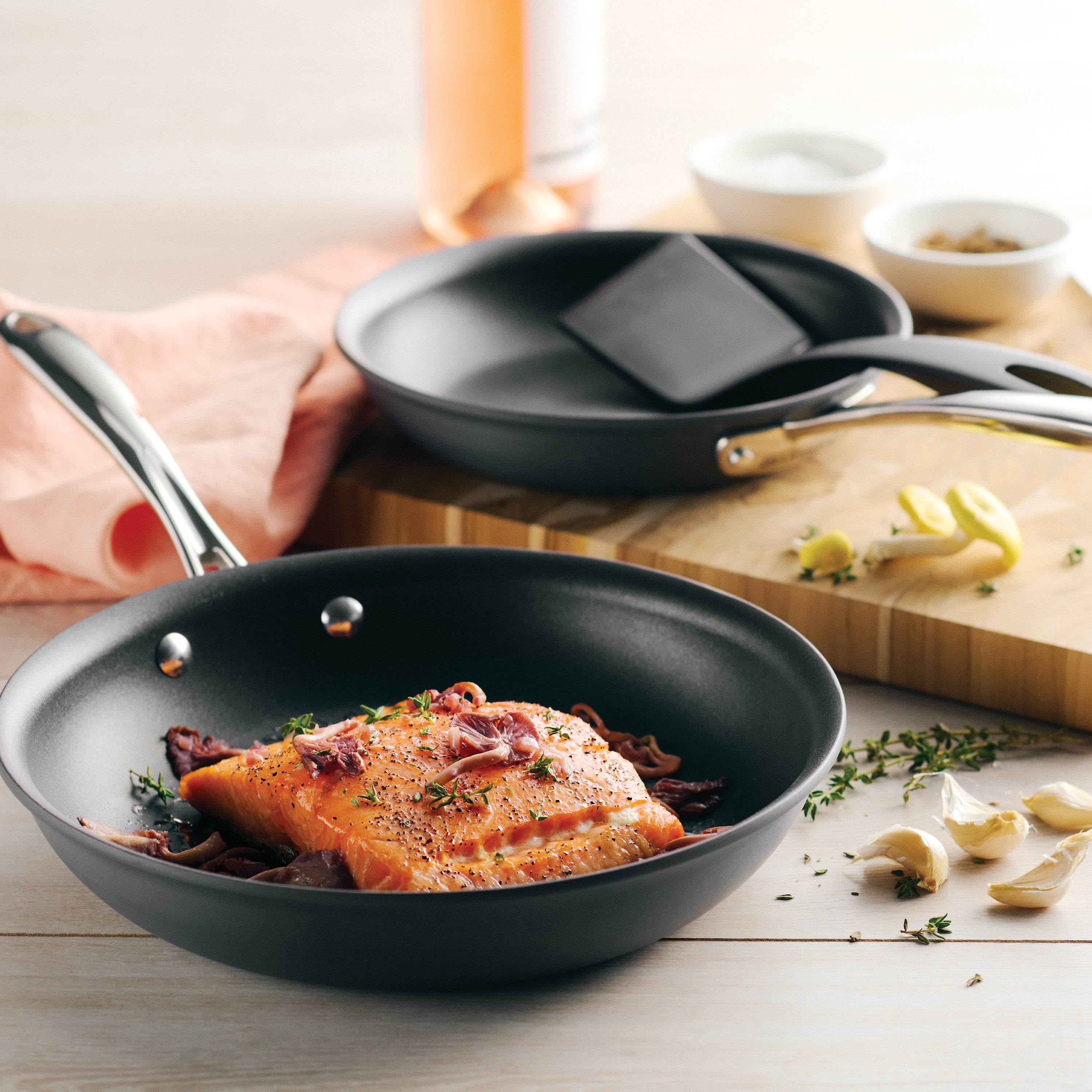  8 (20cm) 18/10 Tramontina Stainless Steel Saute / Frying Sauce Skillet  Fry Pan: Tramontina Tri Ply: Home & Kitchen