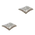 thumbnail image 4 of Wweixi Cushion Pad For Square Chair - Soft And Comfortable Wide Range Of Uses Square Chair Cushion gray grid 2Set, 4 of 6