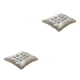 thumbnail image 2 of Cojín cuadrado para silla Inteprter rejilla gris 2Conjunto, 2 of 6