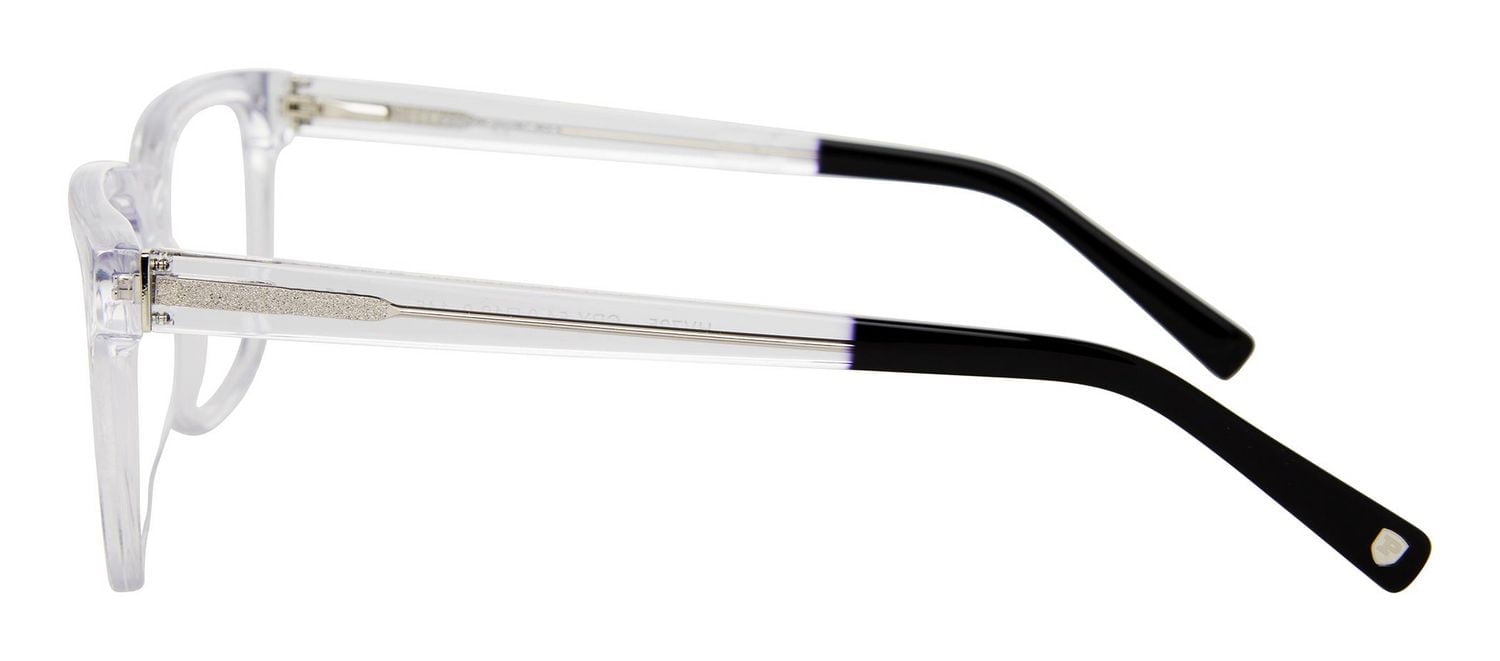 Phat Farm Mens Prescription Eyeglasses, Hv725, Crystal, 54.0-19.0-145