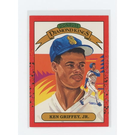 - 1990 Donruss Diamond Kings #4 Ken Griffey Jr. Mariners 2nd Year Card