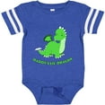 thumbnail image 3 of Inktastic Daddy's Lil' Dragon Cute Green Dragon Boys or Girls Baby Bodysuit, 3 of 5