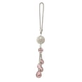 thumbnail image 2 of Linyer Rear View Mirror Accessories Pendant Jewelry Stainless Steel Rhinestone Charm Ornament Car Decorations Interior for Women Girls pink, 2 of 6