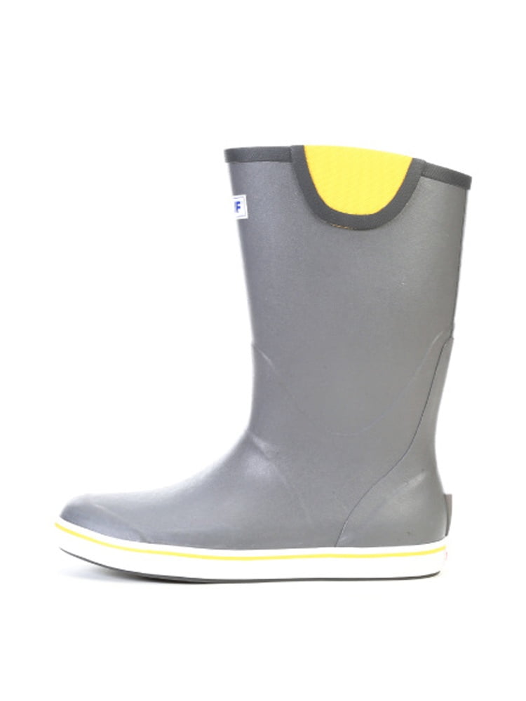 Deck Waterproof Boots Grey Rubber 