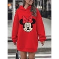 thumbnail image 3 of Sudadera con capucha de Minnie para mujer, vestido suelto de Disney, suéter estampado de moda informal, sudadera con capucha, suéter de moda para mujer, 3 of 4