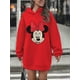thumbnail image 3 of Sudadera con capucha de Minnie para mujer, vestido suelto de Disney, suéter estampado de moda informal, sudadera con capucha, suéter de moda para mujer, 3 of 4