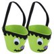 thumbnail image 2 of bolsas de fieltro para dulces de Halloween, bolsas de regalo para trucos o golosinas, bolsas con asas, recuerdos de fiesta, color verde, 2 of 14