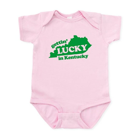 CafePress - Gettin Lucky In Kentucky Infant Bodysuit - Baby Light Bodysuit, Size Newborn - 24 Months