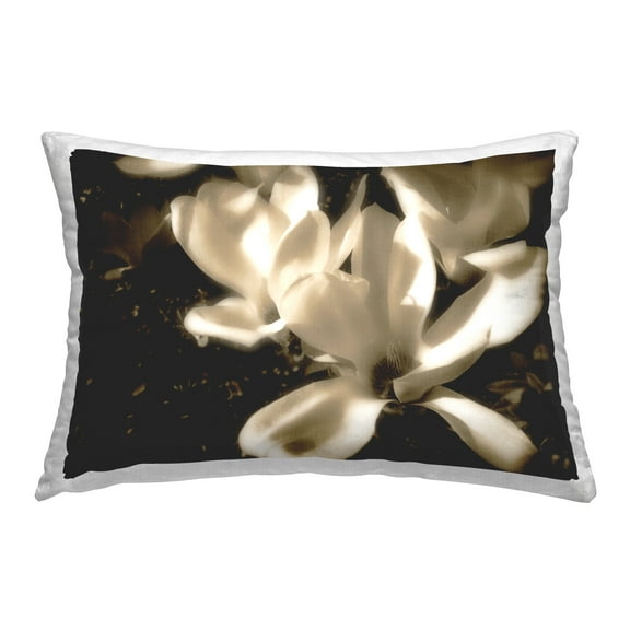 Stupell Industries Soft Sepia Blooms Decorative Printed Throw Pillow Design by Noah Bay