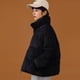 thumbnail image 3 of Chaqueta de pana de invierno acolchada de algodón para mujer, cuello corto de la chaqueta de algodón acolchada pequeña más abrigo, 3 of 6