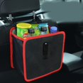 thumbnail image 4 of 1 Uds (rojo) cubo de basura plegable para coche, impermeable, bolsa de almacenamiento para coche con gran capacidad, accesorios interiores de coche Sincero Electrónica, 4 of 5