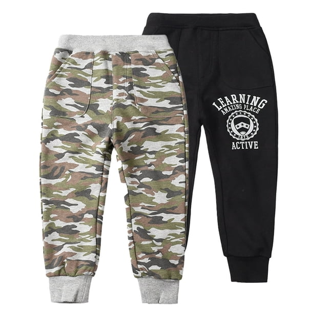 CHOK Pantalon de Jogging pour Bébé et Tout-Petit, Pantalon de Survêtement pour Garçons 1-7 Ans, Printemps, Décontracté, Automne