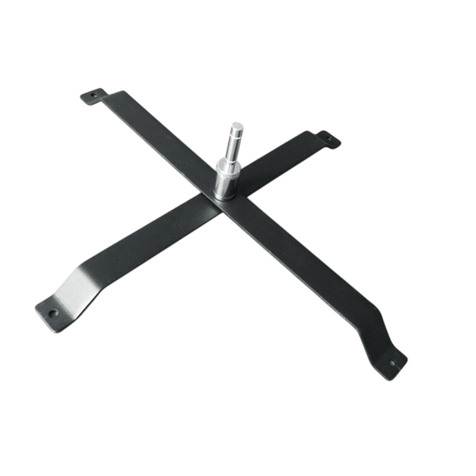 simhoa Advertisng Feather Banner Base Flag Pole Holder Iron Easy to Use Convenient Feather Flag Base for Beach Ground Outdoor Banner Type A