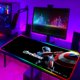 thumbnail image 1 of Batmans-alfombrilla de ratón Rgb para ordenador, 900x400, retroiluminada, para escritorio, con bloqueo de bordes, Accesorios de ordenador para juegos, Led de velocidad LIUWENJING unisex, 1 of 2