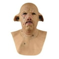 thumbnail image 2 of Fiudx Máscara de Terror, Diseño de Cara Arrugada Espeluznante, Material Ligero y Transpirable, Apariencia Realista, Decoración para Fiestas de Halloween, Cosplay, Ajuste Universal para Adultos, Tamañ, 2 of 7
