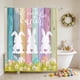 thumbnail image 4 of Cortina de Baño de Pascua, Sin Taladros, con 12 Ganchos, 4 of 6
