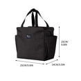 thumbnail image 3 of Dengmore Insulated Lunch Bag Reusable Lunch Bento Bag Leakproof Cooler Food Lunch Containers High Capacity Lunch Tote Bags for Work Office School Picnic, 3 of 7