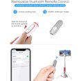 thumbnail image 3 of Methold Trípode para teléfono desmontable todo en de aluminio con control remoto inalámbrico Teléfono y Comunicación blanco, 3 of 6