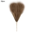 thumbnail image 2 of Linnome Artificial Pampas Grass 20 Pcs Long Lasting Low Maintenance for Wedding Party Decor 21.65in Brown, 2 of 6