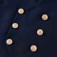 thumbnail image 6 of Boys Blazer Vest, Preppy Style Casual Waistcoat for Kids, Mid-Length Layering Vest for Autumn Winter School and Outdoor Activities, Boys Sleeveless Jacket, 2-14Y Navy 110, 6 of 9