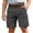 1-Grey248, variant on Boys Cargo Shorts Solid Color Belted Outdoor Play Shorts with Pockets, Sizes 5-16Y