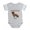 Heather Gray, variant on CafePress - Dachshund Dad - Cute Infant Baby Football Bodysuit