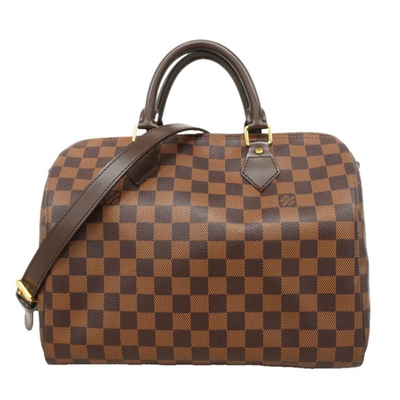 Pre-Owned Louis Vuitton Damier Speedy Bandoulire 30 Handbag N40590 Ebene 2-way bag for women