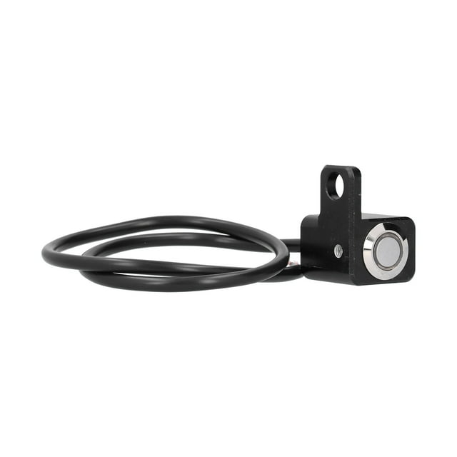 Interrupteur de Lumière de Guidon Étanche, Interrupteur de Phare Antibrouillard, Bouton Marche-Arrêt, Montage 0.4 Po avec Verrou de Réinitialisation de Lumière Rouge