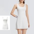 thumbnail image 1 of Ovzne Robes pour Femmes Robe pour Femme Robe de Sport pour Femmes Robe de Tennis avec Bonnets Rembourrés Robe de Yoga Robe d'Été Liquidation, 1 of 5